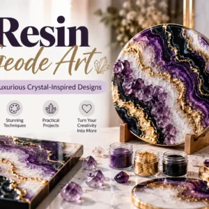 Resin Geode Art: Create Luxurious Crystal-Inspired Designs