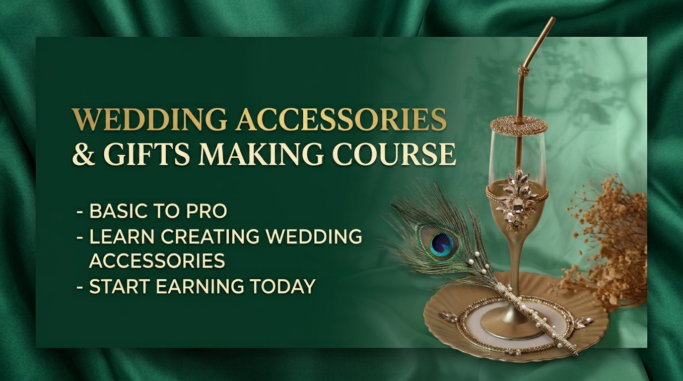 Wedding Accessories Making Course – From the Pioneers of Wedding Handicrafts in Pakistan